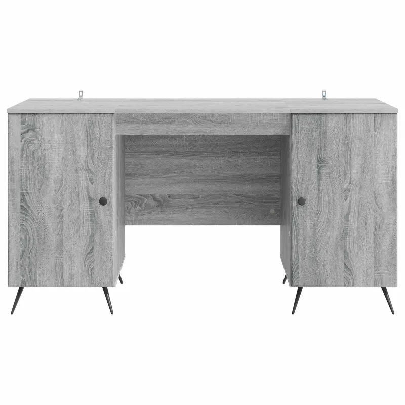 Stalas Pilka sonoma ąžuolo 142,5 x 50 x 75 cm Apdirbta mediena