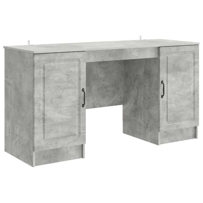 Stalas Betono pilka 142,5 x 50 x 75 cm Apdirbta mediena