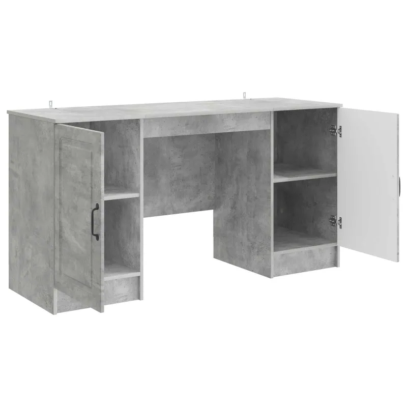 Stalas Betono pilka 142,5 x 50 x 75 cm Apdirbta mediena
