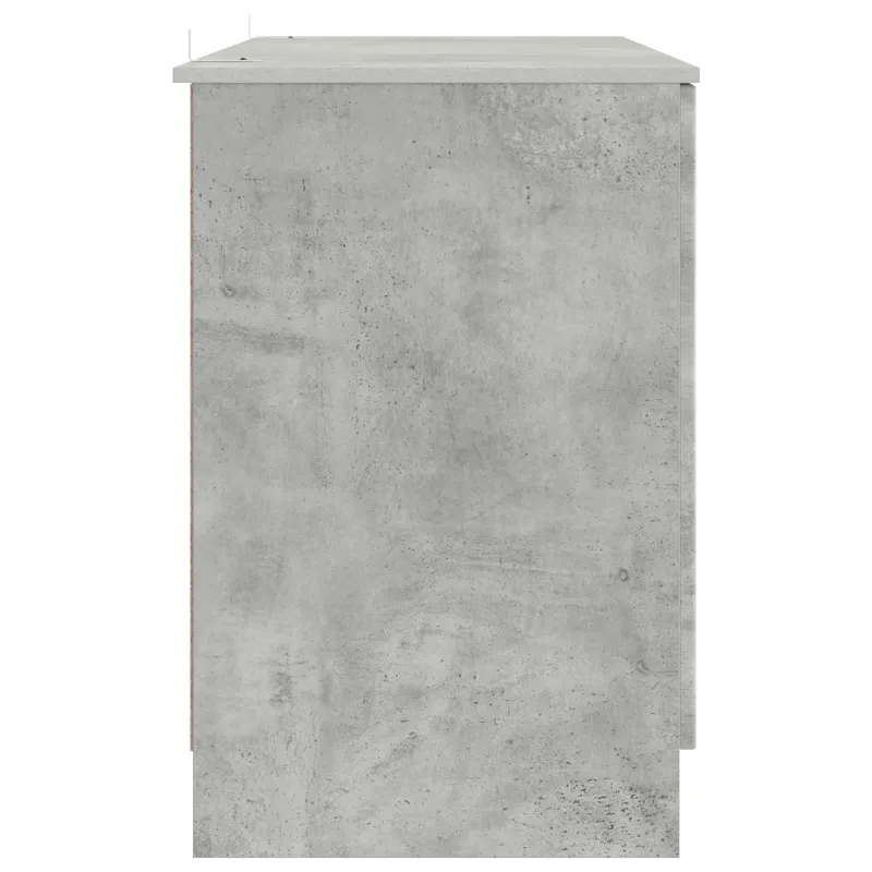 Stalas Betono pilka 142,5 x 50 x 75 cm Apdirbta mediena