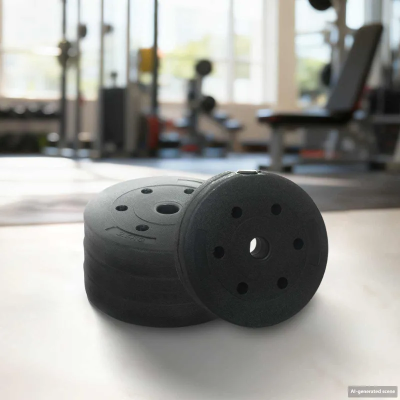 2-in-1 hantelių rinkinys 40kg Juoda ir mėlyna
