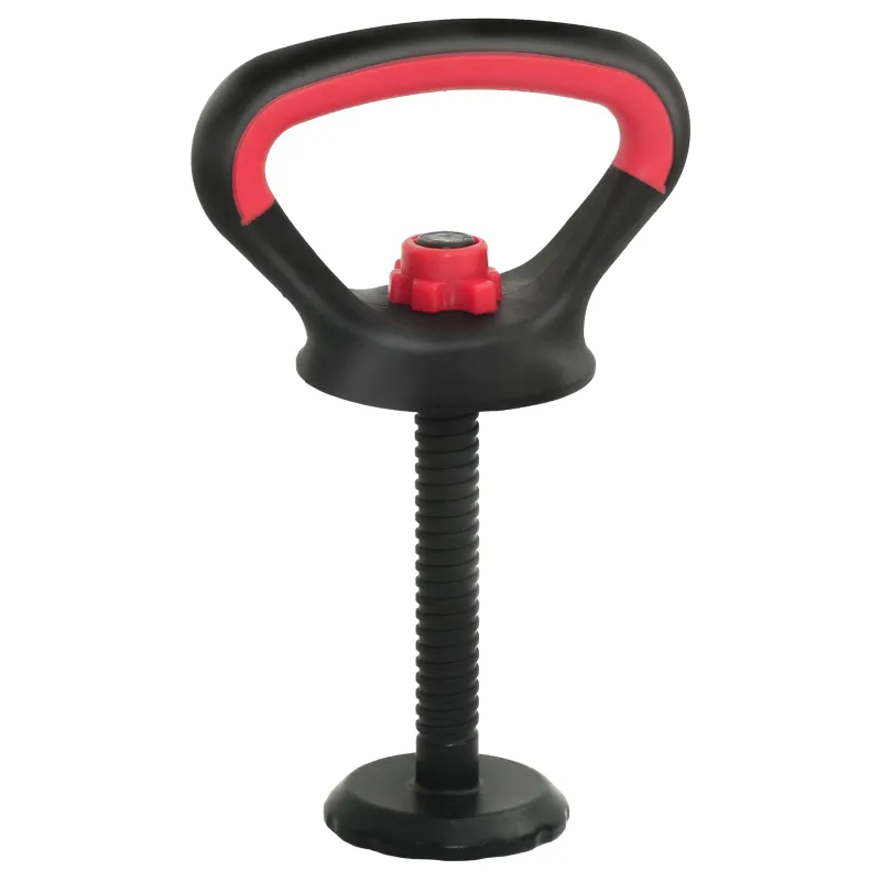 4-in-1 hantelių rinkinys 40kg Juoda ir raudona