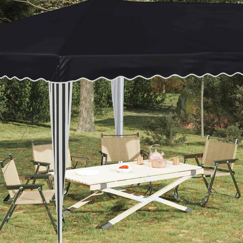 Pop-up šventinis palapinė 575 x 290 x 245 cm Antracitas