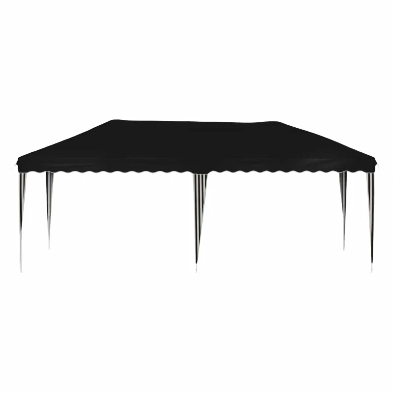Pop-up šventinis palapinė 575 x 290 x 245 cm Juoda
