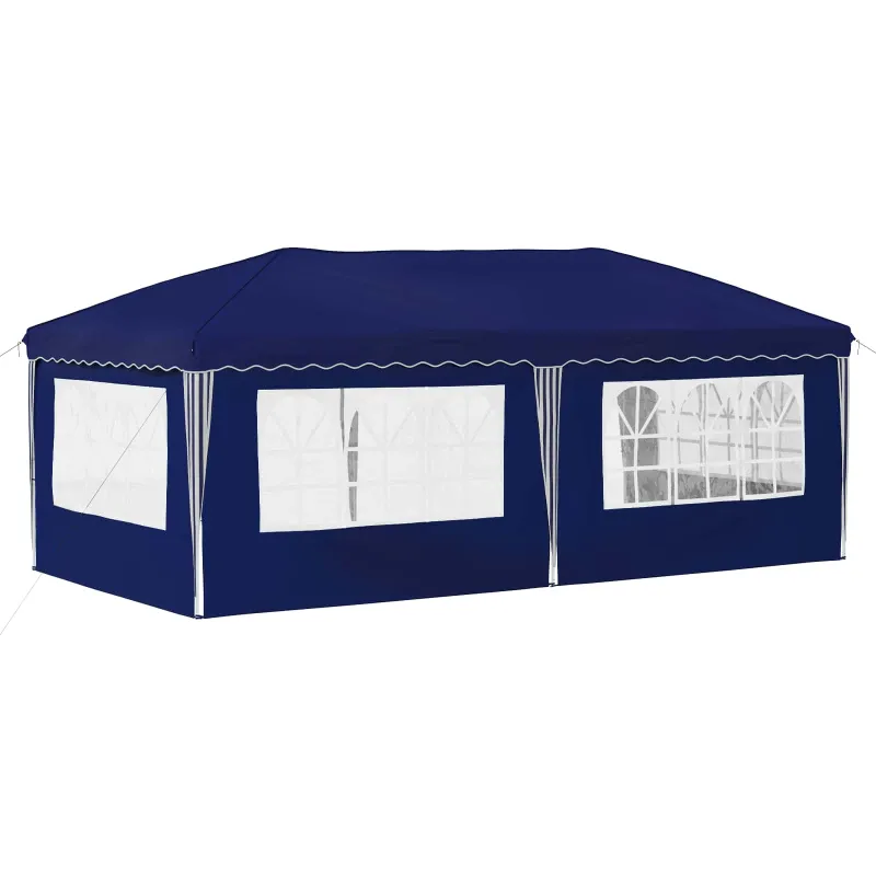 Pop-up šventinis palapinė 575 x 289 x 245 cm Mėlyna