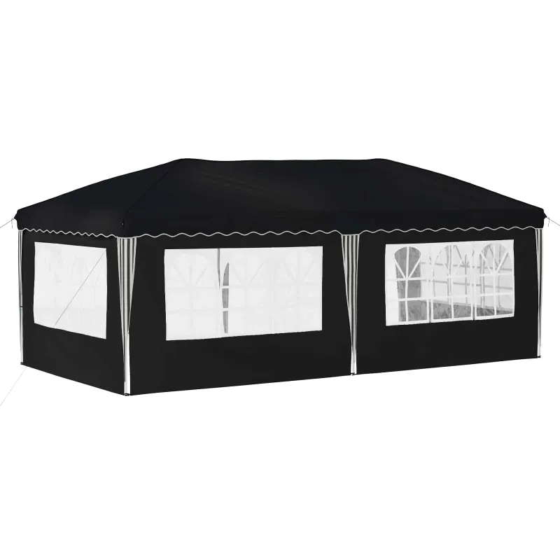Pop-up šventinis palapinė 575 x 289 x 245 cm Antracitas