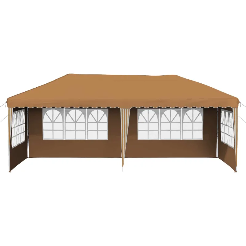 Pop-up šventinis palapinė 575 x 289 x 245 cm Smėlio
