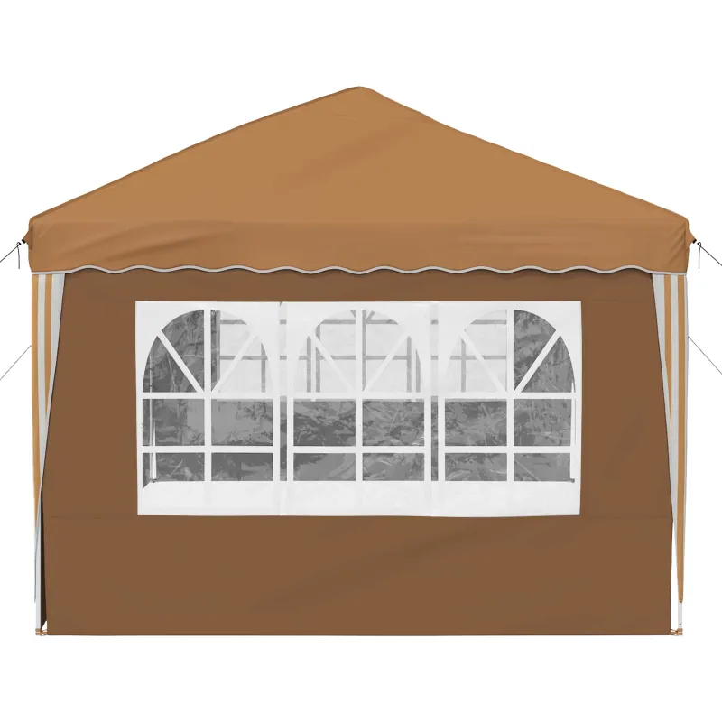 Pop-up šventinis palapinė 575 x 289 x 245 cm Smėlio