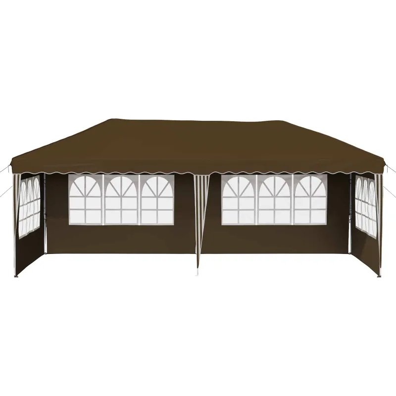 Pop-up šventinis palapinė 575 x 289 x 245 cm Taupe