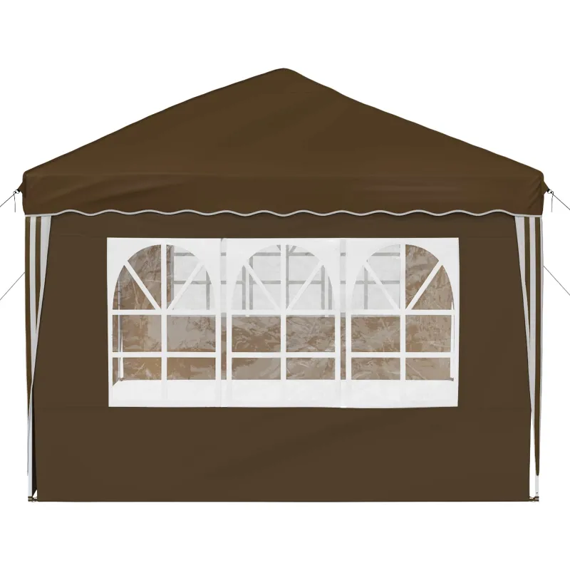 Pop-up šventinis palapinė 575 x 289 x 245 cm Taupe