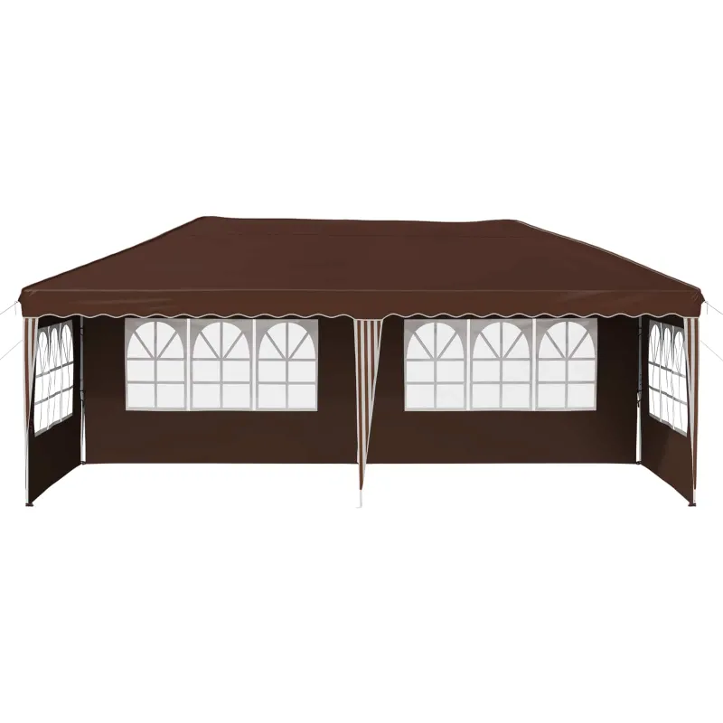 Pop-up šventinis palapinė 575 x 289 x 245 cm Ruda