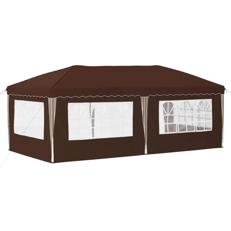 Pop-up šventinis palapinė 575 x 289 x 245 cm Ruda