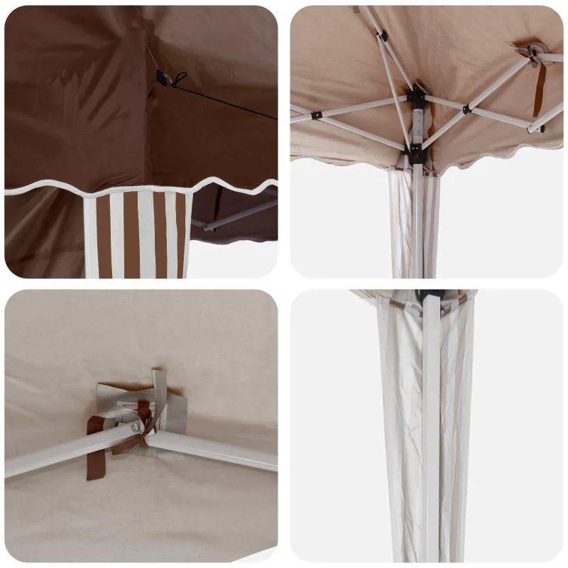 Pop-up šventinis palapinė 575 x 289 x 245 cm Ruda