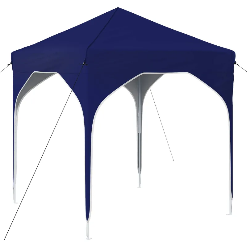 Pop-up šventinis palapinė 194 x 194 x 245 cm Mėlyna