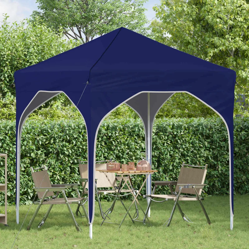 Pop-up šventinis palapinė 194 x 194 x 245 cm Mėlyna