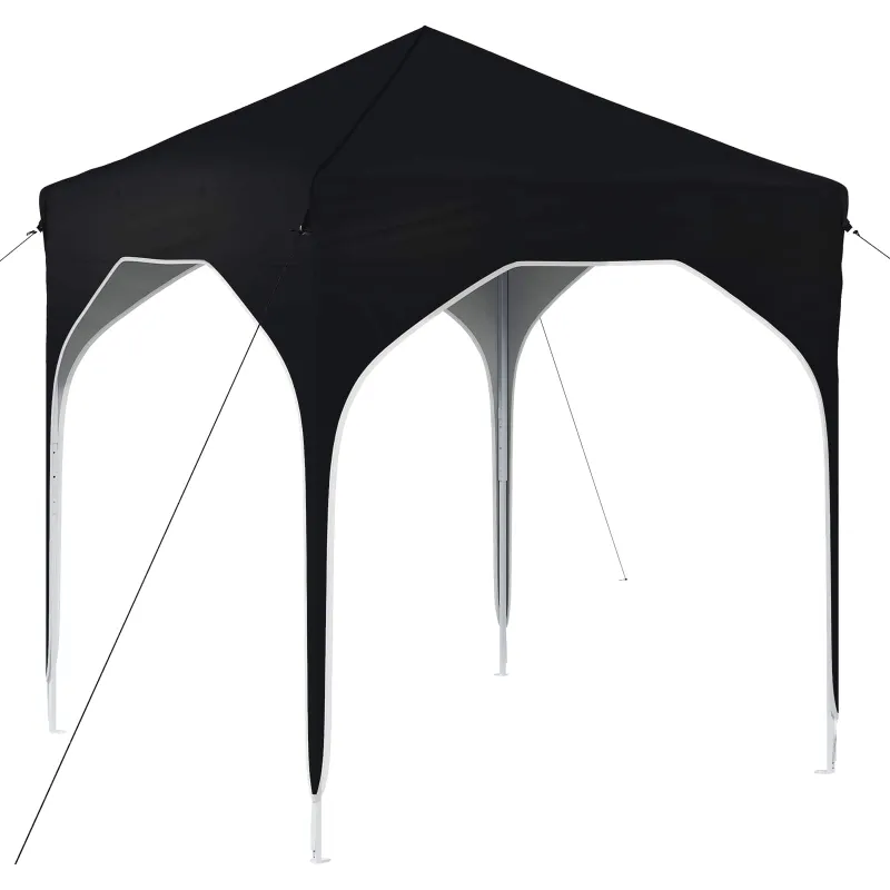 Pop-up šventinis palapinė 194 x 194 x 245 cm Antracitas