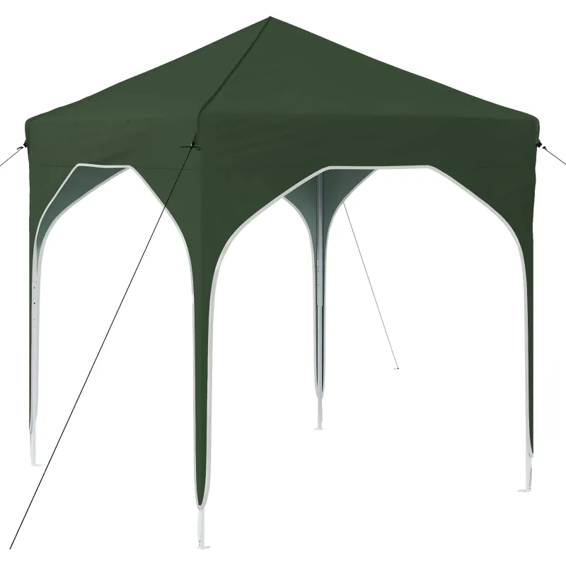 Pop-up šventinis palapinė 194 x 194 x 245 cm Žalia