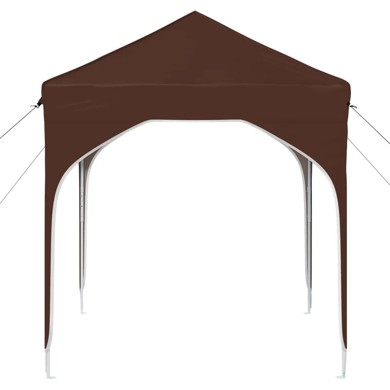 Pop-up šventinis palapinė 194 x 194 x 245 cm Ruda