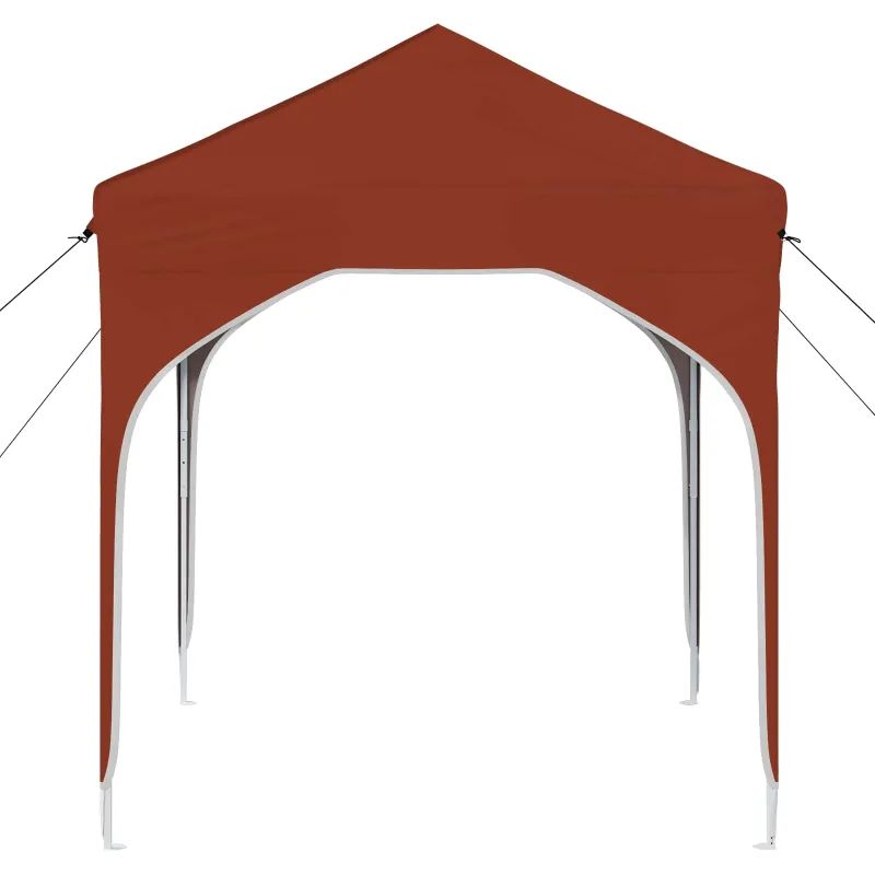 Pop-up šventinis palapinė 194 x 194 x 245 cm Terakotos