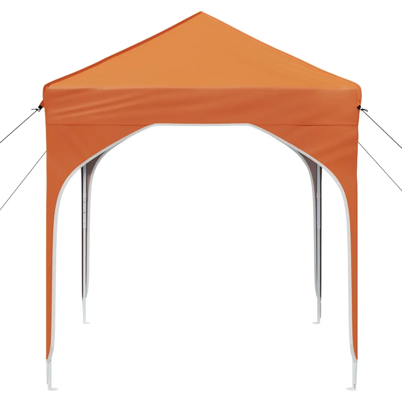 Pop-up šventinis palapinė 194 x 194 x 245 cm Oranžinė