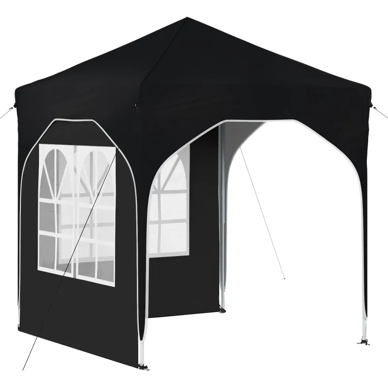 Pop-up šventinis palapinė 192 x 192 x 245 cm Antracitas