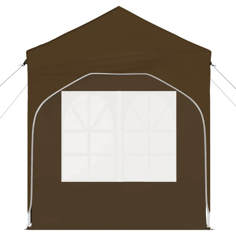 Pop-up šventinis palapinė 192 x 192 x 245 cm Taupe