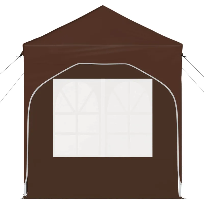 Pop-up šventinis palapinė 192 x 192 x 245 cm Ruda