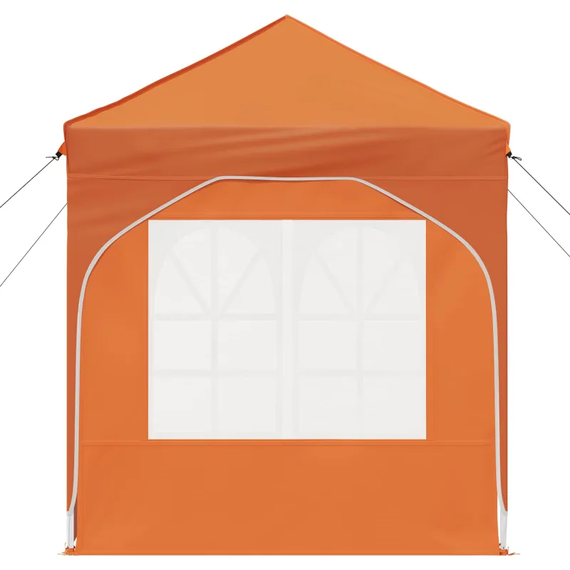 Pop-up šventinis palapinė 192 x 192 x 245 cm Oranžinė