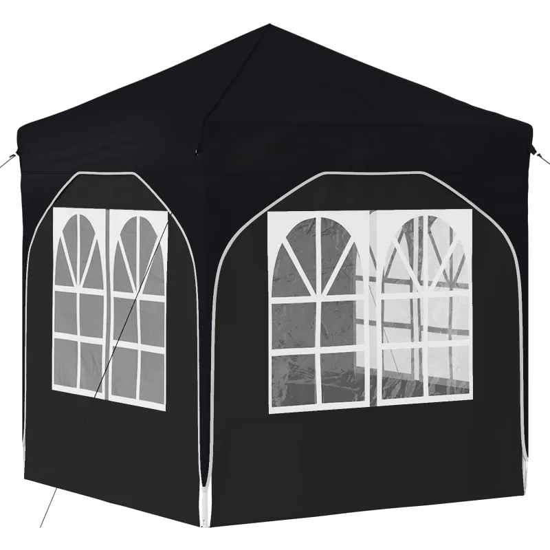 Pop-up šventinis palapinė 192 x 192 x 245 cm Antracitas