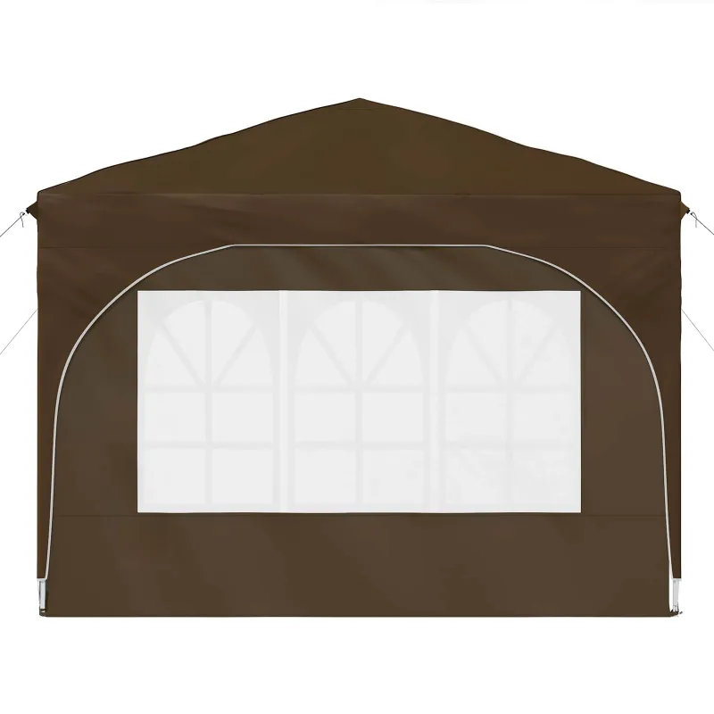 Pop-up šventinis palapinė 290 x 290 x 245 cm Taupe
