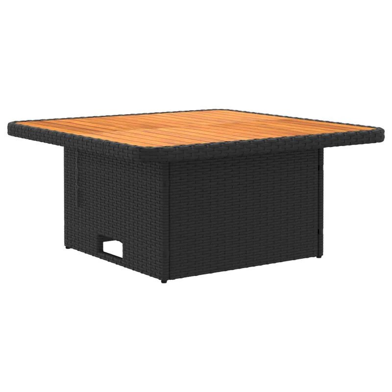 2 Vienetas Sodo vidurinė sofa su pakeliama lentele poliratanas
