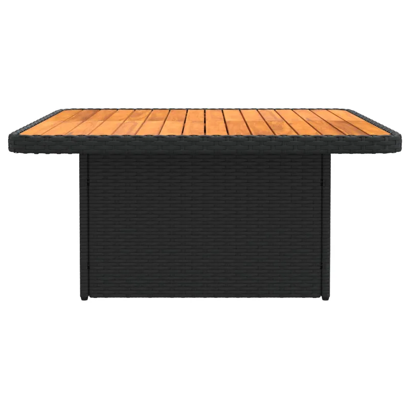 2 Vienetas Sodo vidurinė sofa su pakeliama lentele poliratanas