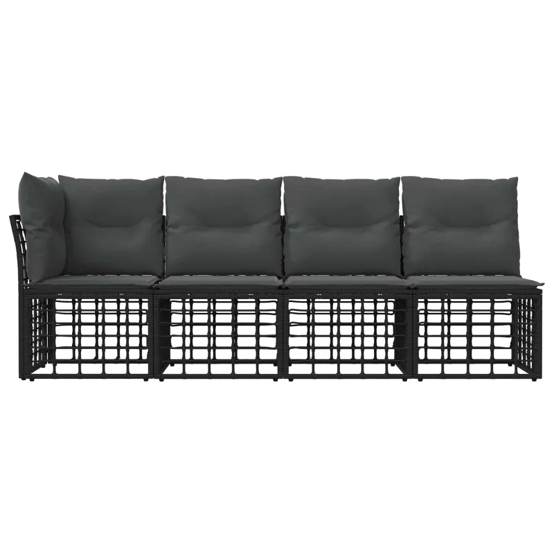 4 sėdimų vietų sodo sofa su kaire ranka 4 pcs 4-Vietų skaičius