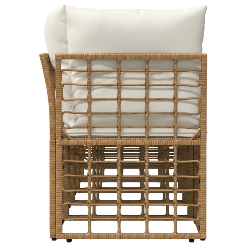 4 sėdimų vietų sodo sofa su kaire ranka 4 pcs 4-Vietų skaičius