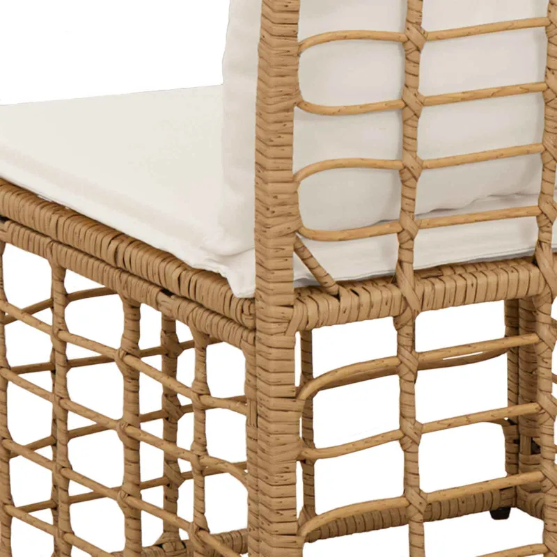 4 sėdimų vietų sodo sofa be rankų 4 pcs 4-Vietų skaičius