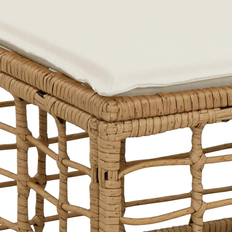 4 sėdimų vietų sodo sofa be rankų 4 pcs 4-Vietų skaičius