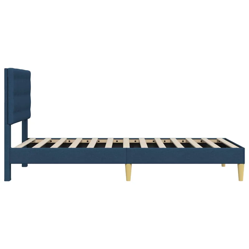 Lovos rėmas su galvūgalio Mėlyna 100 x 200 cm Audinys