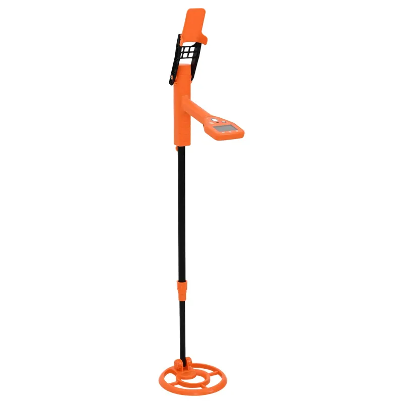 Metalų detektorius su LCD ekranu 2 modeliai 19 cm ritė Geltona