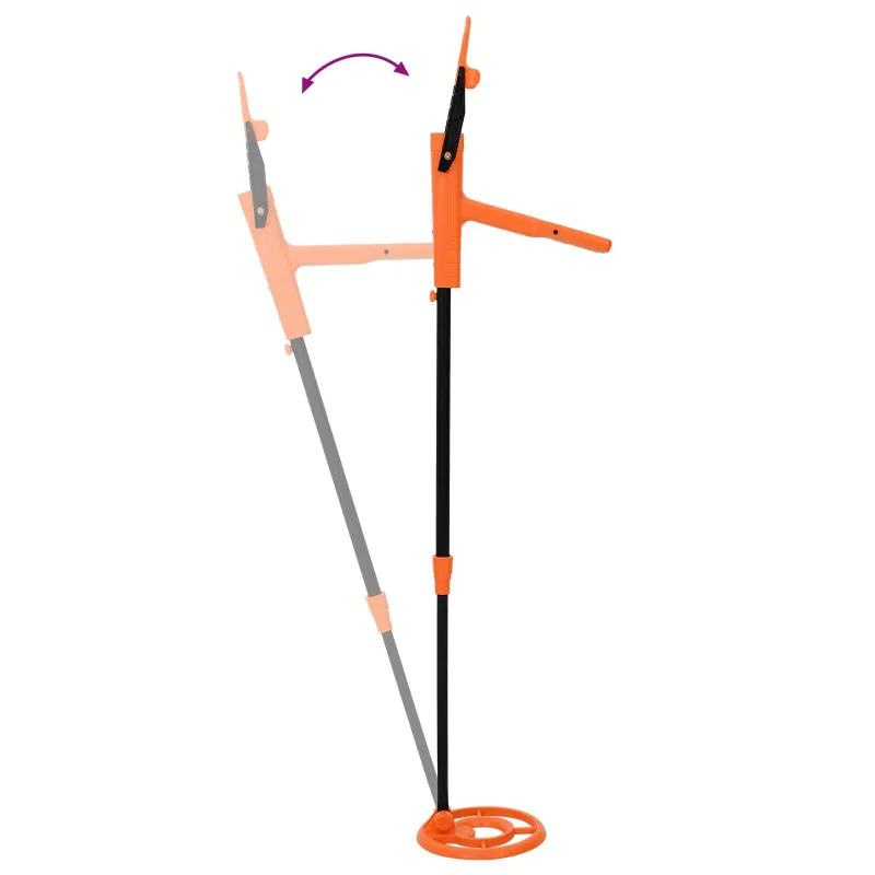Metalų detektorius su LCD ekranu 2 modeliai 19 cm ritė Geltona
