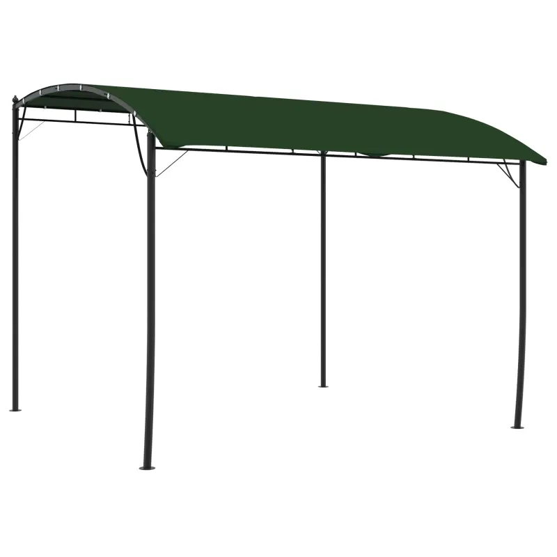 Pavėsinė 3 x 3 x 2,55 m Žalia Audinys ir aliuminis 180 gsm