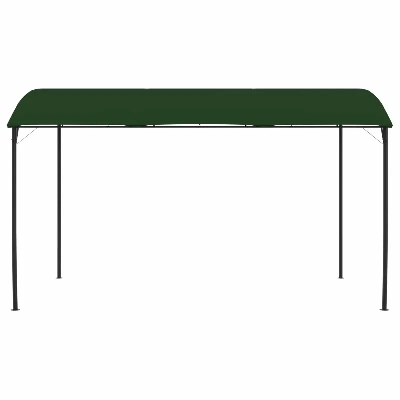 Pavėsinė 4 x 3 x 2,55 m Žalia Audinys ir aliuminis 180 gsm