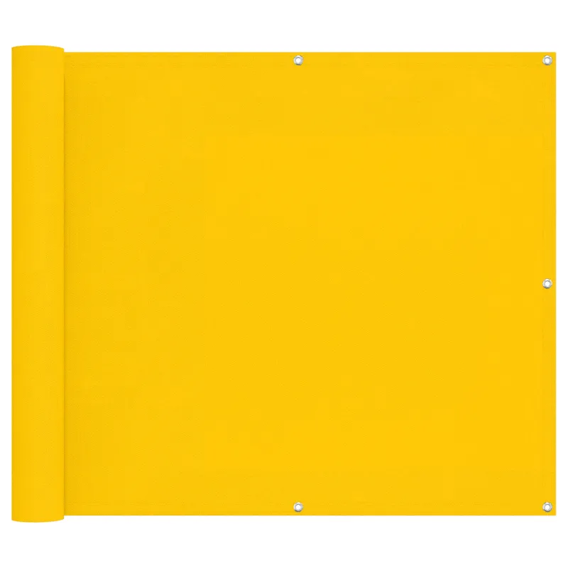 Balkono Ekranas Geltona 100 x 800 cm Oksfordo audinys