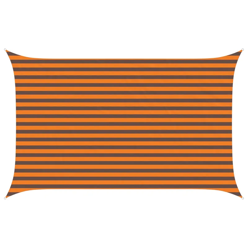Saulės burė Oranžinė ir ruda 4 x 2,5 m
