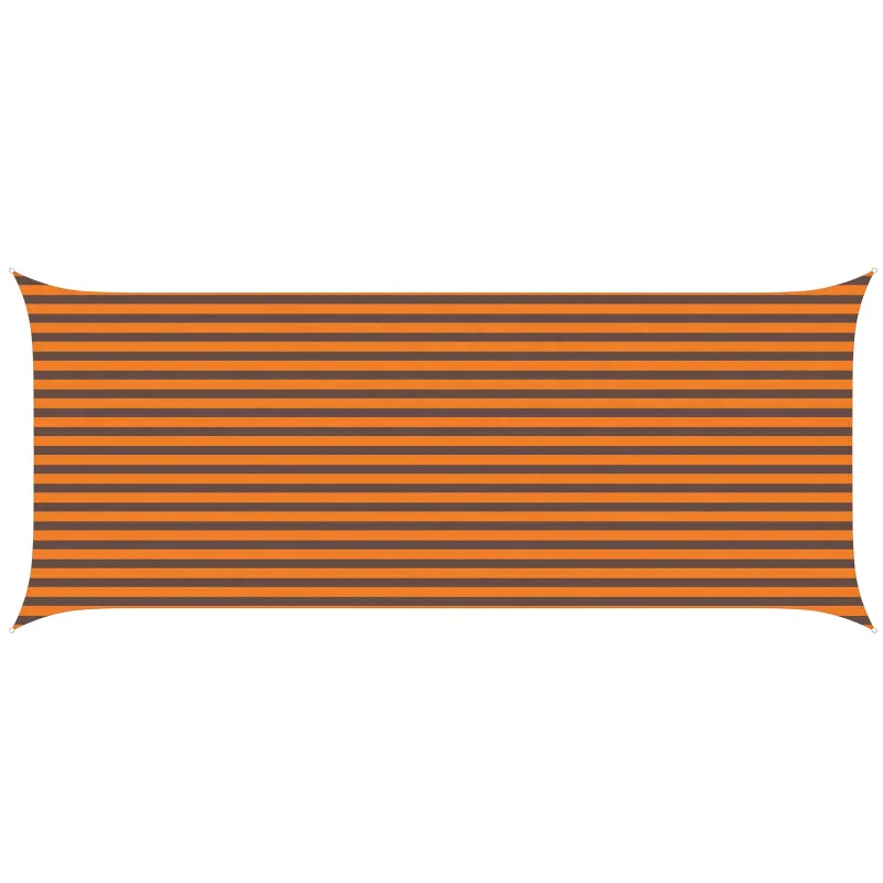Saulės burė Oranžinė ir ruda 6 x 2,5 m
