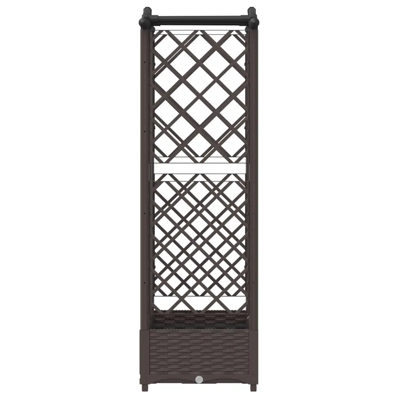 Pakeltas lovas su trelėmis ir stogu Ruda 124 x 40 x 126 cm PP