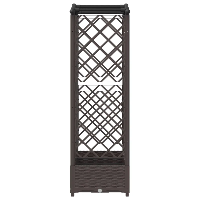 Pakeltas lovas su trelėmis ir stogu Ruda 163 x 40 x 126 cm PP