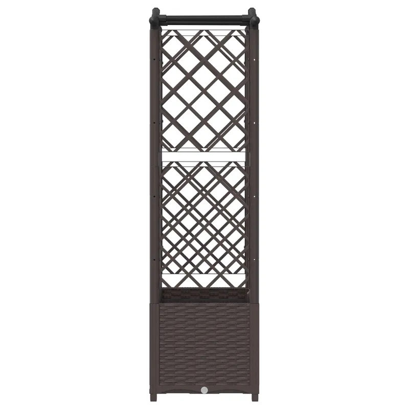 Pakeltas lovas su trelėmis ir stogu Ruda 122 x 40 x 141 cm PP