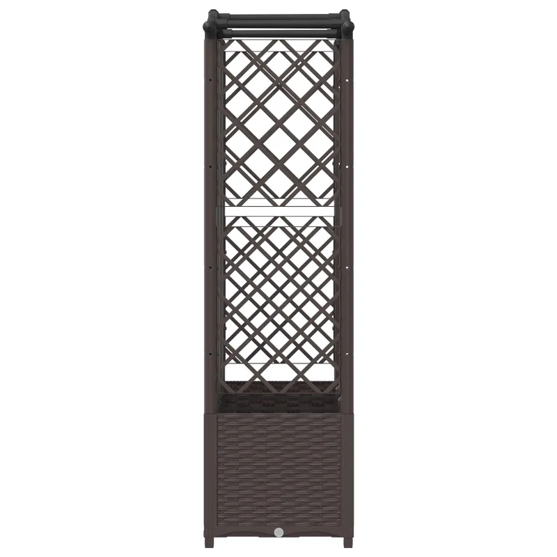 Pakeltas lovas su trelėmis ir stogu Ruda 163 x 40 x 141 cm PP