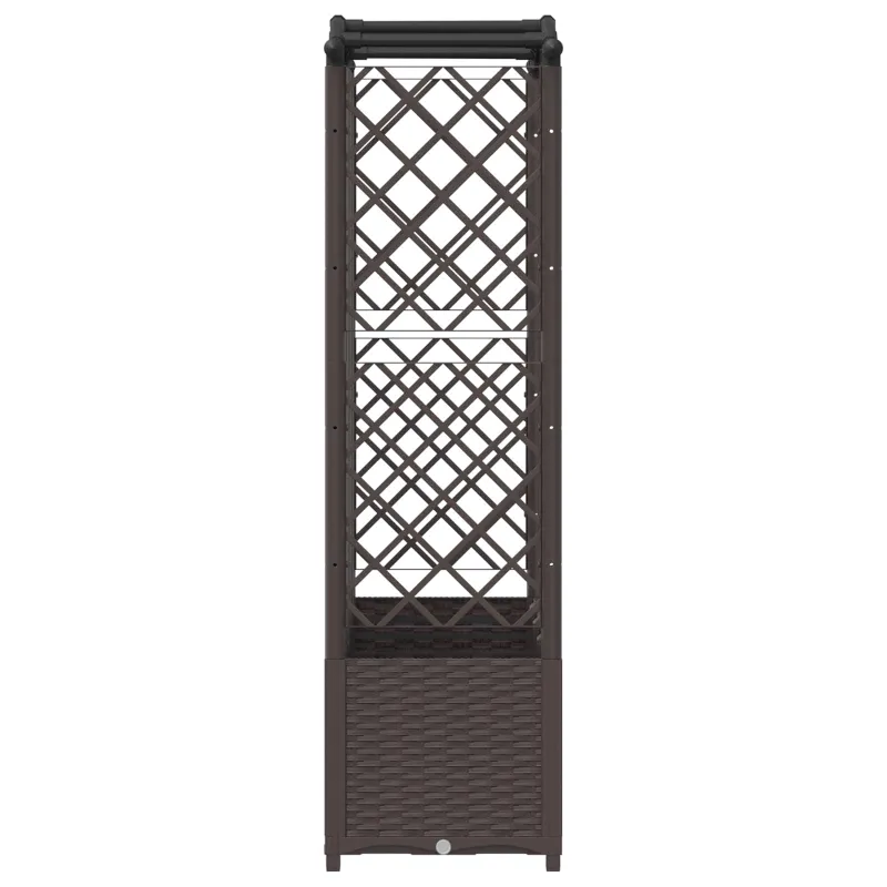 Pakeltas lovas su trelėmis ir stogu Ruda 204 x 40 x 141 cm PP