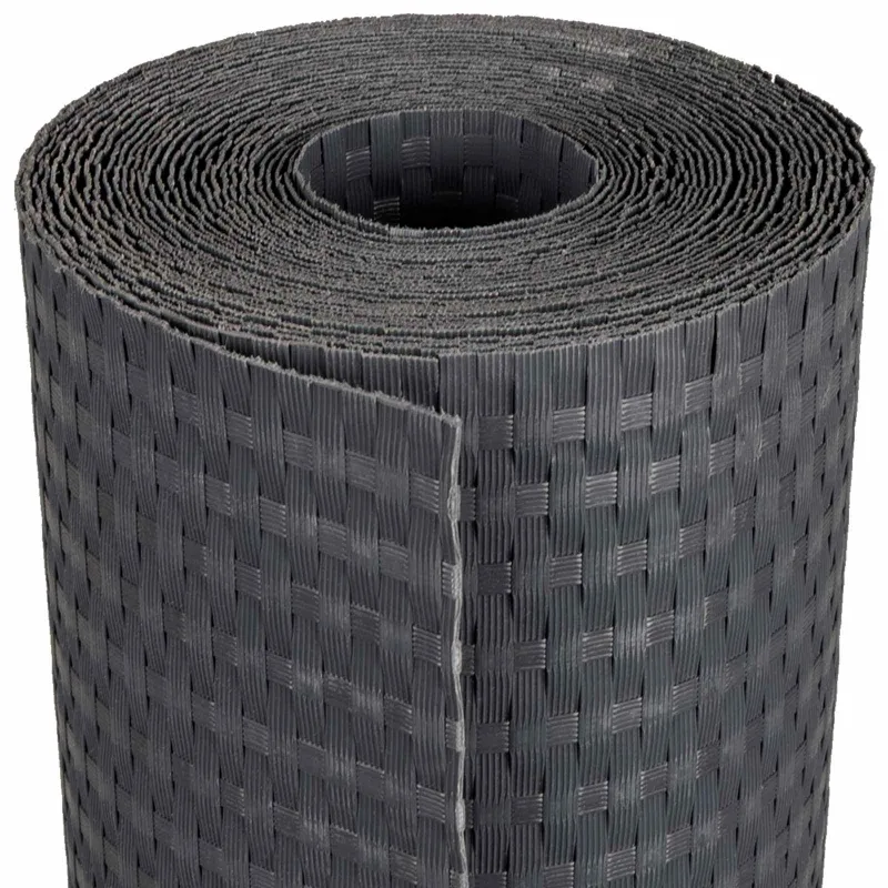 Balkono Ekranas Tamsiai pilka 300 x 90 cm poliratanas